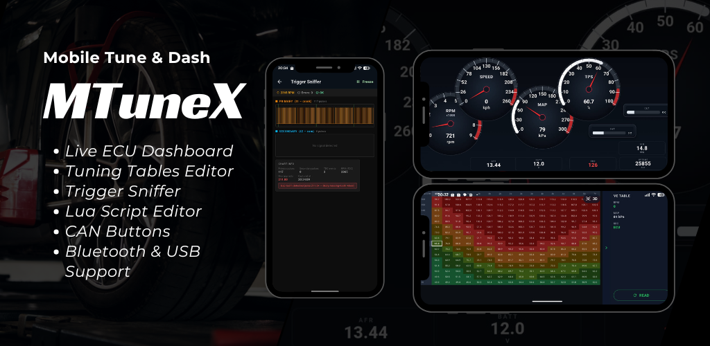 MTuneX โ Mobile Tune & Dash
